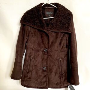 Jones New York Faux Suede Jacket